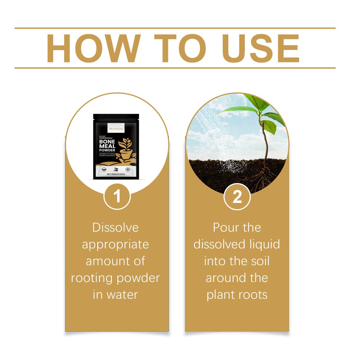 Moonspry Plant Root Powder, Garden Flower Plant Root Supplement Nutrition To Improve Soil Plant Nutrition Powder - V.I.P Digital Presence