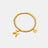 18K Gold-Plated Titanium Steel Puppy Shape Charm Bracelet - V.I.P Digital Presence