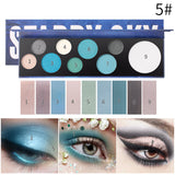 Romantic Beauty 9-Color Eye Shadow Irregular Circular Bubble Eye Shadow Plate - V.I.P Digital Presence