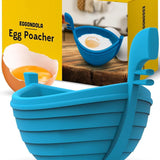 Kitchen practical water wave egg boat water boiled egg maker mold silicone DIY ship boiled egg maker DIY cake frying mold - V.I.P Digital Presence