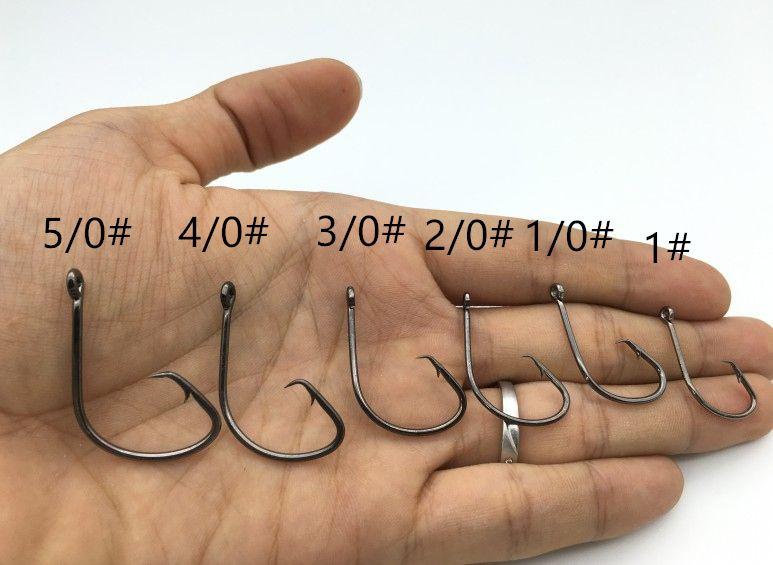 Rompin 120pcs/box 1#-5/0# 6 size mix 7381 fishing Hooks Octopus Sport Cirle bait sea hook with box - V.I.P Digital Presence