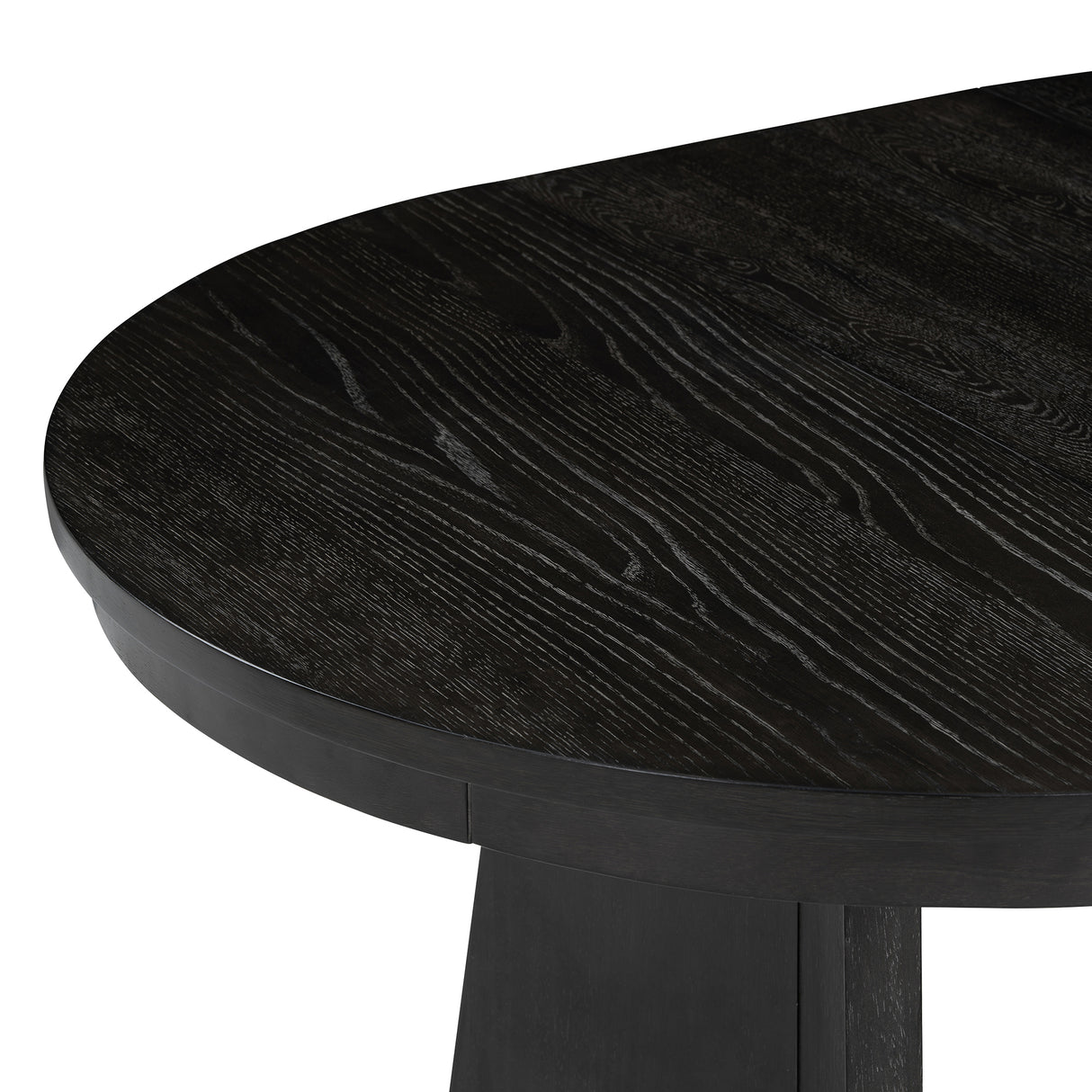 TREXM 5-piece retro functional cutlery set with 1 expandable dining table and 4 cushioned chairs with rattan backrests (espresso - V.I.P Digital Presence