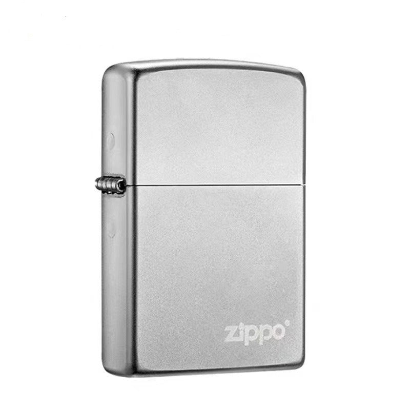 Zippo Treasure Lighter Chrome Matte Logo 205ZL - V.I.P Digital Presence
