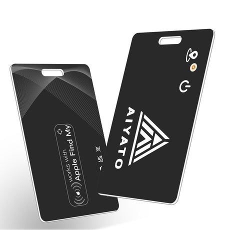 AIYATO anti-lost device ultra-thin card charging AirTag locator Love duck head Find My global positioning - V.I.P Digital Presence