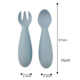 Hot selling silicone baby soft spoon, food grade children's complementary food, eating fat fork spoon - V.I.P Digital Presence