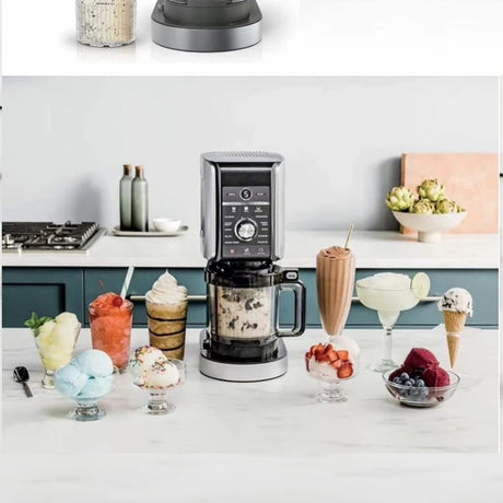 4-Pack Replacement Containers & Lids for Nin-ja Creami Deluxe Pints, 16oz, Compatible with NC299AMZ & NC300s, Original Grey - V.I.P Digital Presence