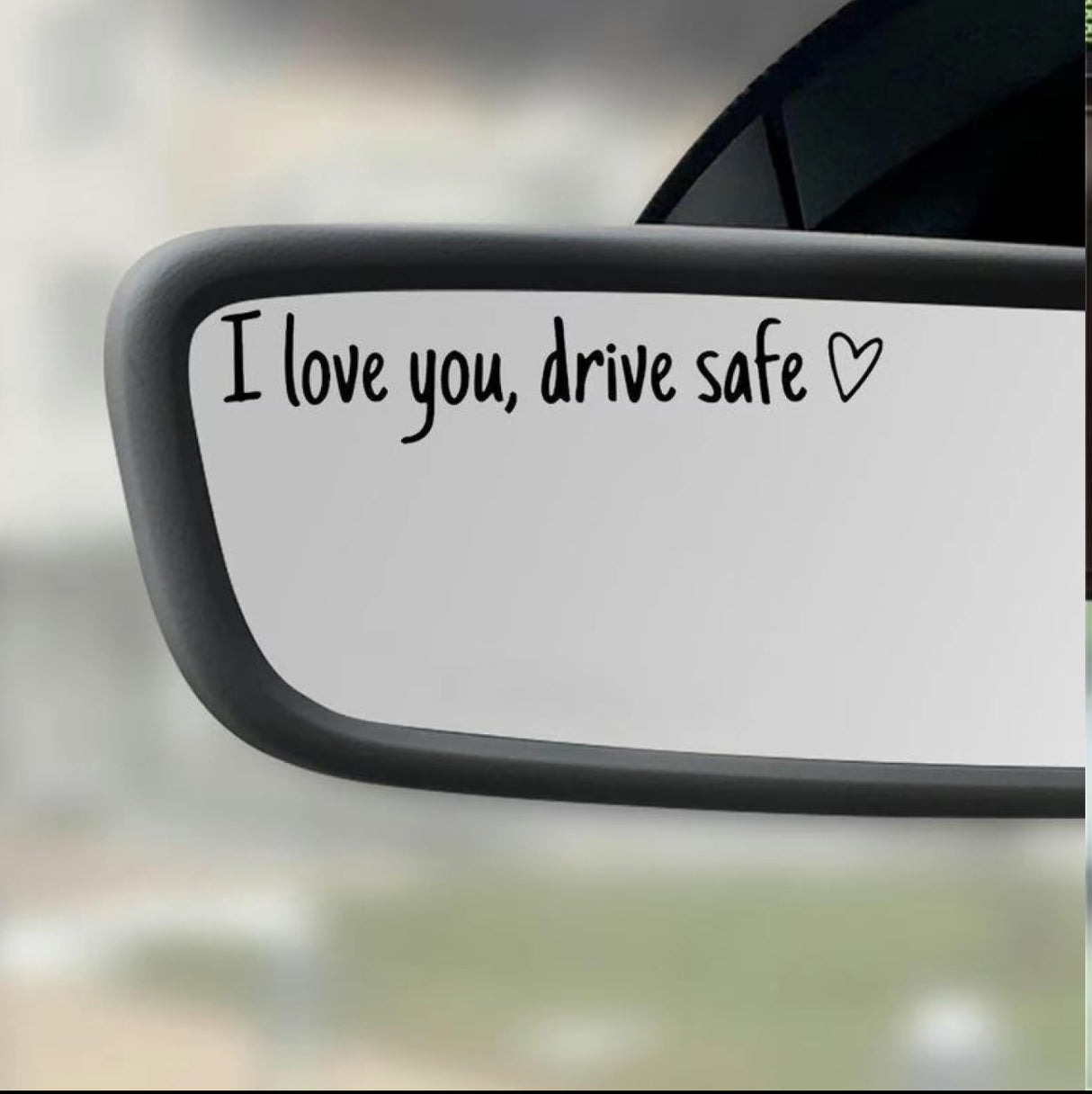 SafeLove Mirror Decal Set