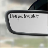 SafeLove Mirror Decal Set