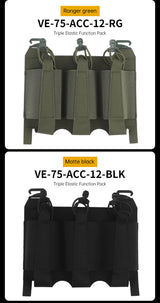 Outdoor 5.56 Triple Magazine Pouches Tactical Pouch Molle Mag Pouch for Hunting Vest - V.I.P Digital Presence