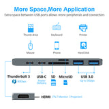 7-in-1 Dual Type-C to HDMI Dock USB 3.0 Hub Converter - V.I.P Digital Presence