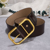 Ladies' cowhide wide waistband waistband decorative skirt windbreaker belt waistband - V.I.P Digital Presence