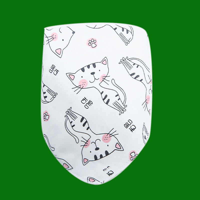 Toalla babeante para bebé, toalla triangular para bebé, doble capa, según la hebilla, pañuelo babero para recién nacidos. 