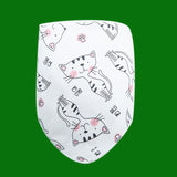 Toalla babeante para bebé, toalla triangular para bebé, doble capa, según la hebilla, pañuelo babero para recién nacidos. 