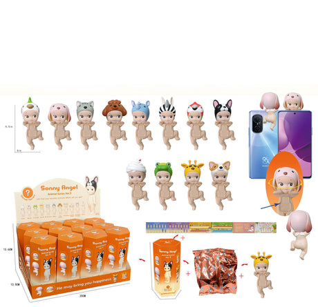 Party Angel Cheek Blind Box Car Ornament Mobile phone Decoration Handmade Anime Doll Finished End Box - V.I.P Digital Presence