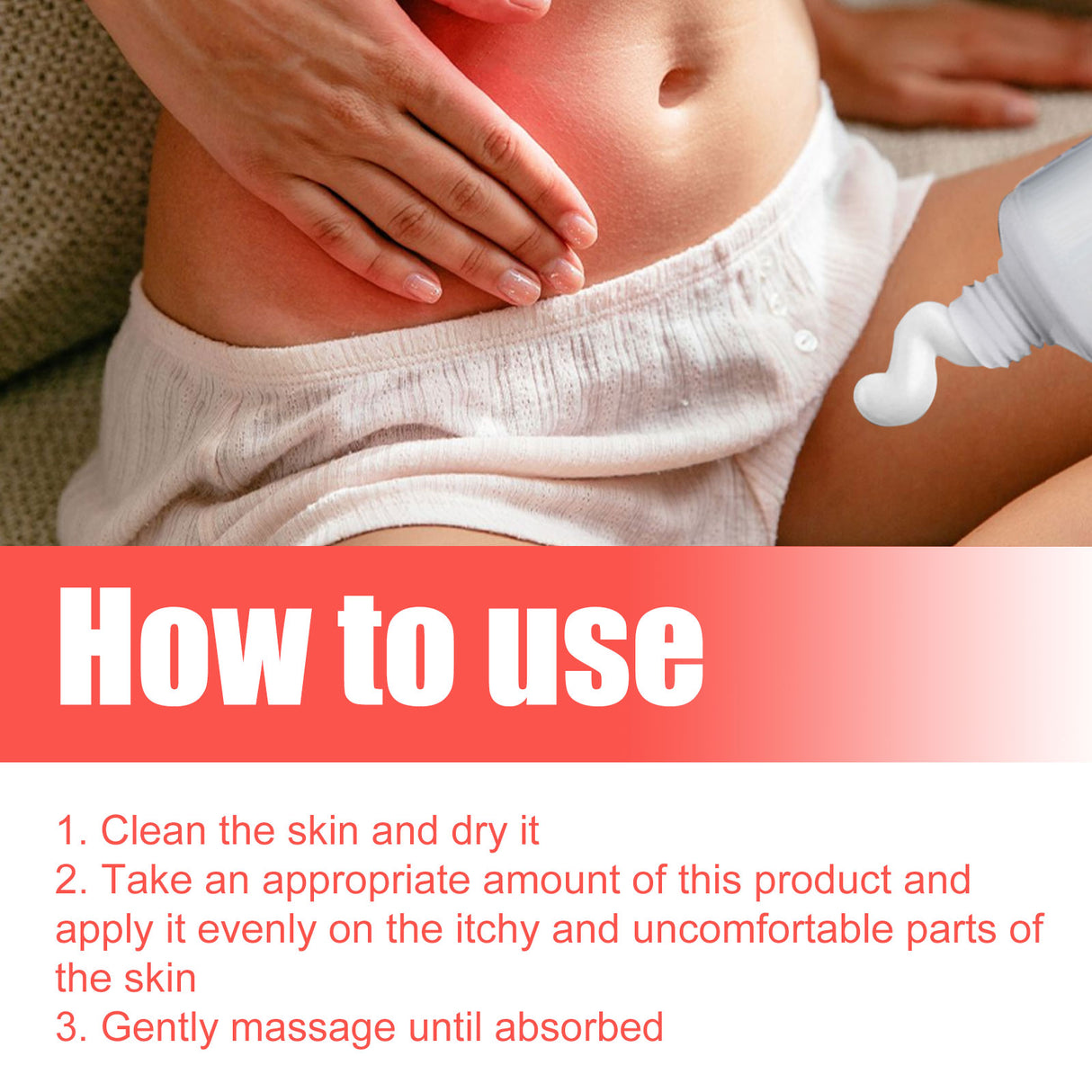 Heat Rash Treatment Cream, Alleviate The Uncomfortable Itching Clean Body Odor Care Cream For External Use Only - V.I.P Digital Presence