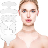 18pcs Silicone Anti-Wrinkle Sticker Tight Wrinkle-Removing Anti-Wrinkle Silicone Beauty Sticker Law Line Sticker Eye Sticker Chest Sticker - V.I.P Digital Presence