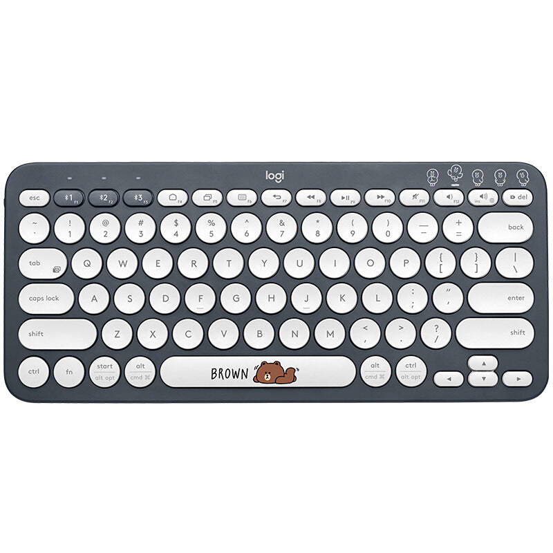 Logitech K380 Mini Bluetooth Wireless Keyboard Tablet Phone Pebble2+K390 Set - V.I.P Digital Presence