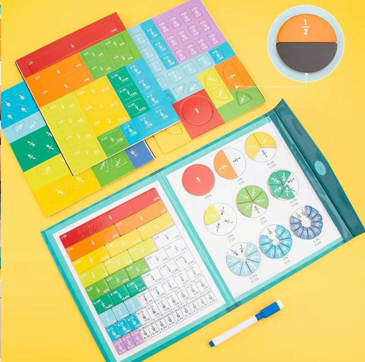 MagFractions Learning Toy
