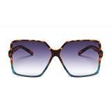 Higody Fashion Women Oversize Sunglasses Gradient Plastic Brand Designer Female Sun Glasses UV400 lentes