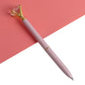 21Color Kawaii Ballpoint Pen Big Gem Metal Ball Pen With Large Diamond Blue And Black Magical Pen Fashion School Office Supplies - V.I.P Digital Presence