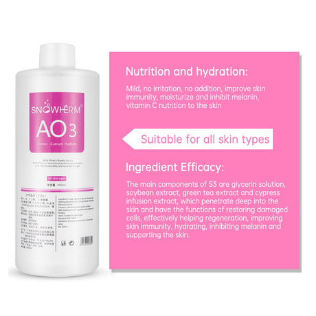 Solution Skin Clear Essence Product Hydra Facial Serum for Hydrafacial Machine Skin Deep Cleaning 400ml - V.I.P Digital Presence