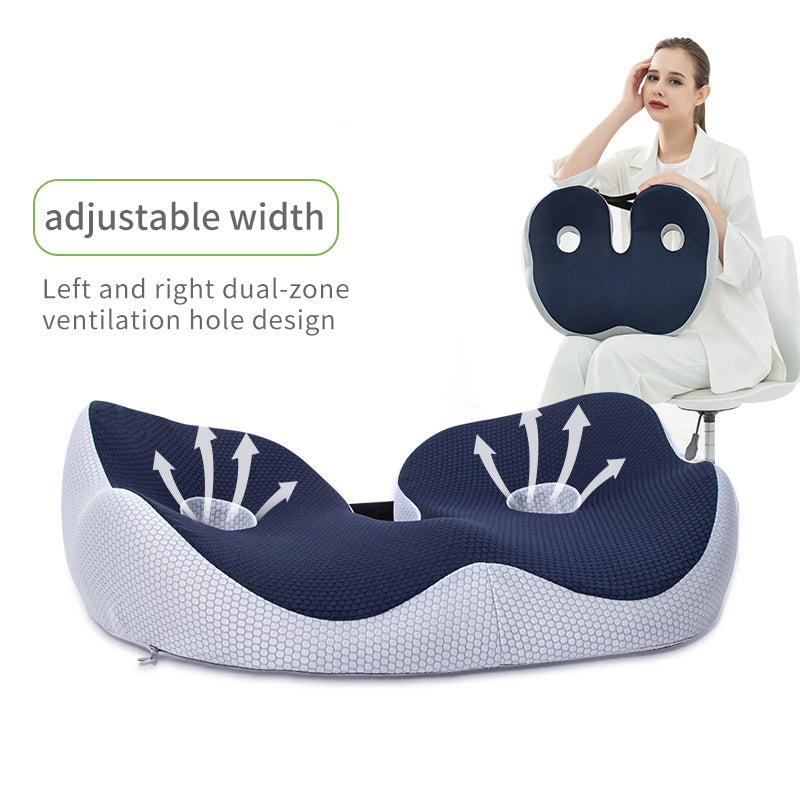 Chair Hip Cushion Hemorrhoids Cushion Fart Cushion Breathable Cushion Thick Office Long Sitting Memory Cotton Cushion - V.I.P Digital Presence