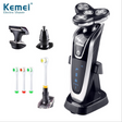 Kemei 3D Men's Electric Shaver Beard Trimmer Rechargeable waterproof 4 blade shaver Razor for Men Shaving Machine - V.I.P Digital Presence