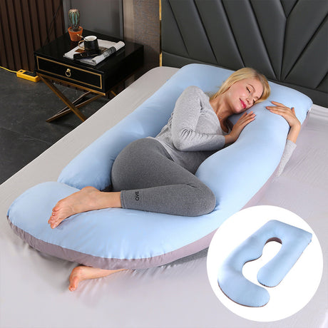 Pregnant women's pillow waist protection side sleeping slope pillow J-shaped pregnancy sleeping pillow - V.I.P Digital Presence