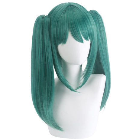 Hatsune Miku Vampire cos wig round head leather tiger clip double horsetail animation - V.I.P Digital Presence