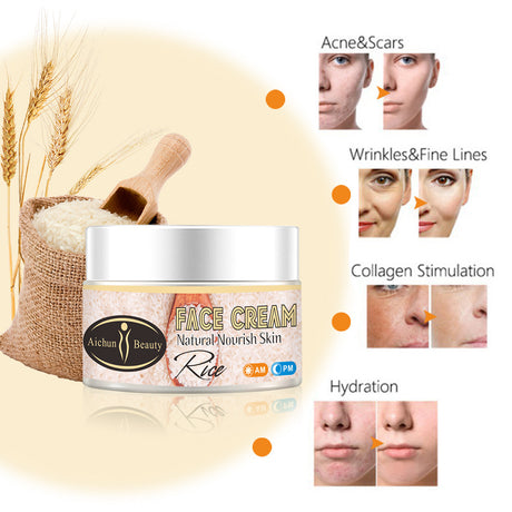Rice Cream Skin Moisturizing Brightening Moisturizing 50g Cream Skin Care Products - V.I.P Digital Presence