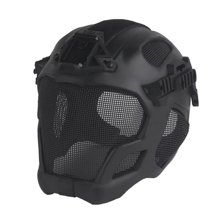 Lightweight EVA tactical helmet for hunting, airsoft, etc. Steel mesh mask included, good for cosplay. - V.I.P Digital Presence