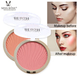 MISSROSE Six-Color Matte Highlighter Blush Blush Nude Makeup Repair Powder Brighten Skin Tone Blush Palette - V.I.P Digital Presence