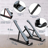 Universal Laptop Stand Adjustable Notebook Holder for Macbook Non-slip Foldable Cooling Base Bracket for Laptop/Tablet/phone - V.I.P Digital Presence