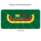 Dezhou playing card pad tablecloth table cushion square round chip rubber cushion playing card table top cushion