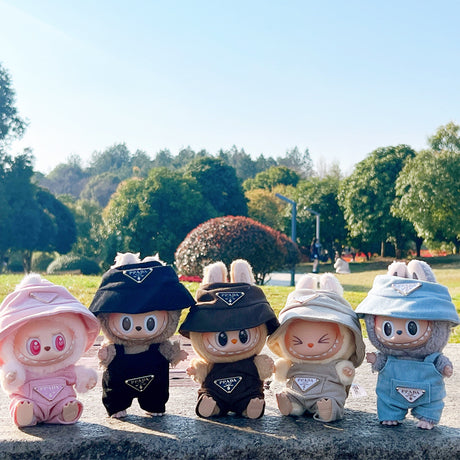 [Clothes Only]  corduroy For Labubu Doll Clothing Set Hat 17cm Clothes Shoes Doll DIY Accessories Training Sitting Party Games Toys Gifts - V.I.P Digital Presence