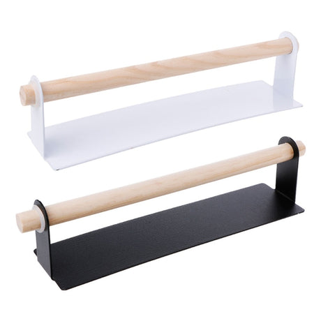 Top Quality Paper Holders Towel Storage Rack Paste type non-perforated iron towel bar tissue holder Wall Mounted Roll Paper Hold - V.I.P Digital Presence