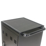 Mobile Charging Cart and Cabinet for Tablets Laptops 30-Device With Combination Lock--Black - V.I.P Digital Presence