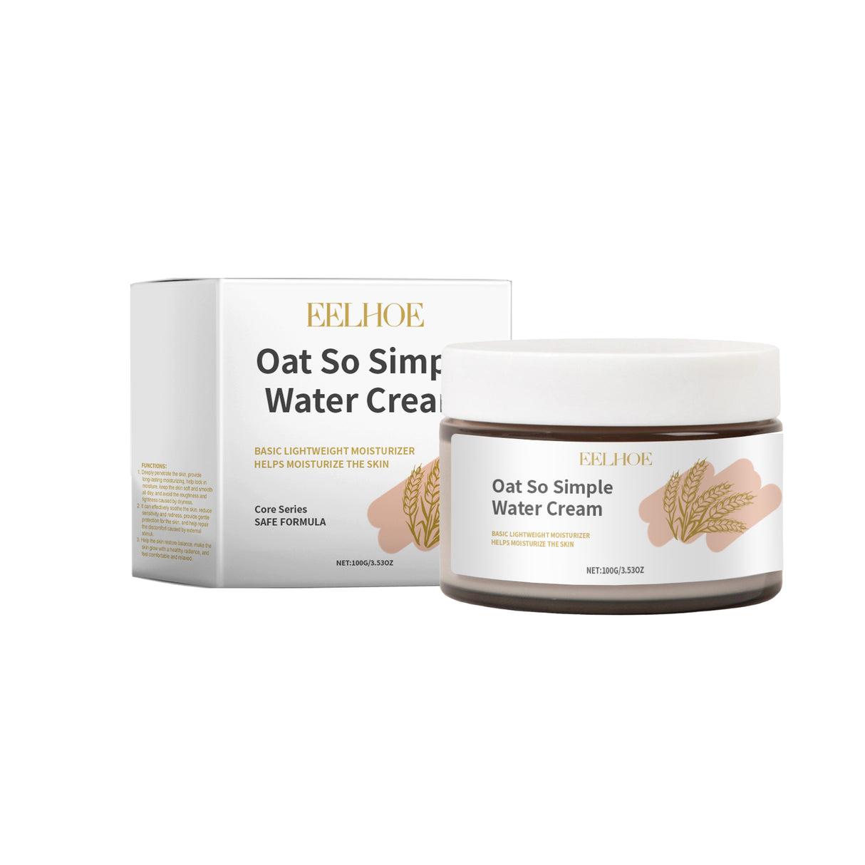 Oatmeal Moisturizer, Gently Hydrates And Moisturizes Facial Skin With A Radiant, Non-Greasy Skin Care Cream