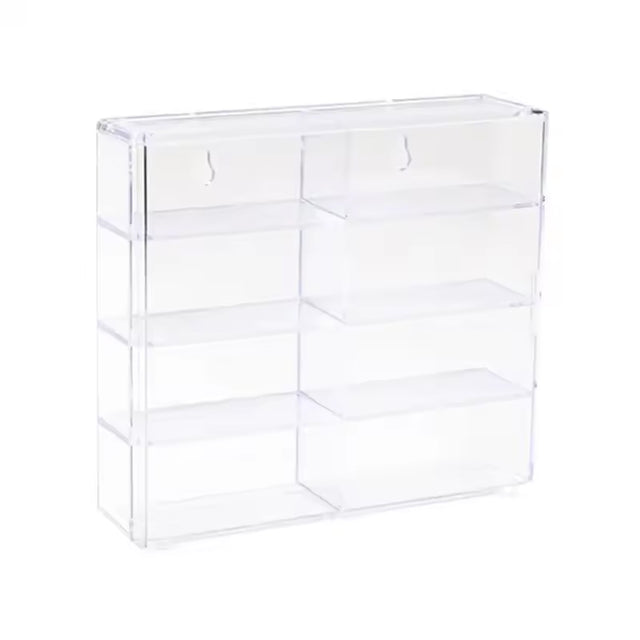 1:64 Acrylic Car Display Box – 8-grid, dustproof, stackable, transparent. Fits Hot Wheels. - V.I.P Digital Presence