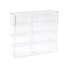 1:64 Acrylic Car Display Box – 8-grid, dustproof, stackable, transparent. Fits Hot Wheels. - V.I.P Digital Presence