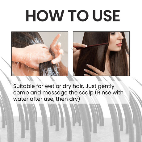 Hair Care Comb Scalp Massage Treatment Dry Hair Smooth No Tangles Hair Care Comb - V.I.P Digital Presence