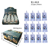 Christmas led electronic candle light Christmas snowman elk decoration luminous night light atmosphere light ornaments - V.I.P Digital Presence