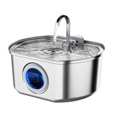 Stainless Steel Smart Pet Water Dispenser with Automatic Circulation and Filtration, Large Capacity Feeder for Cats and Dogs - V.I.P Digital Presence