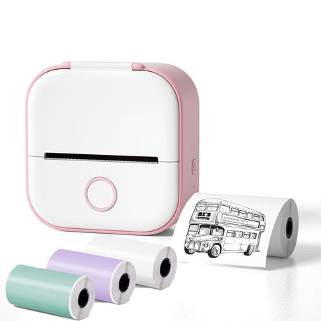 Overseas version T02 household wrong title mini pocket portable Bluetooth tag photo ledger thermal printer - V.I.P Digital Presence