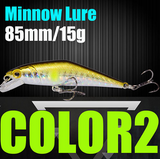 AFISHLURE Fishing Lure Wobblers Trout  85mm/15g Minnow  Hard Baits Iscas Artificial Pesca Leurre