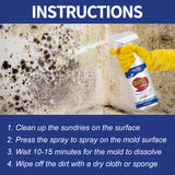 Mildew Remover, Wall Toilet Wash Basin Mildew Removal Spray - V.I.P Digital Presence