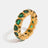18K Gold-Plated Inlaid Zircon Ring - V.I.P Digital Presence