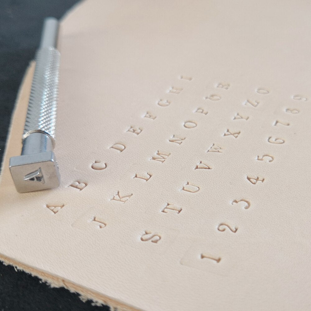 36 Pcs Steel Punch Alphabet Letter Number Leather Stamper Set 6mm Metal Punching Tools for DIY Leather Craft Making - V.I.P Digital Presence