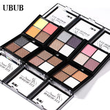 UBUB 4 Colors Eyeshadow Shimmer Natural Eyeshadow  Matte Nude Metallic Earth Color Eye Shadow Beauty Makeup Palette - V.I.P Digital Presence