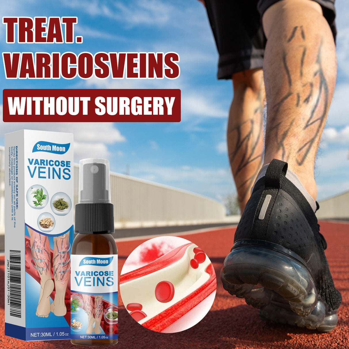 Leg Care Spray Gently Relieve Leg Discomfort, Blue Veins And Bumps Repair Daily Care - V.I.P Digital Presence